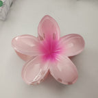 8cm pink plumeria gripper