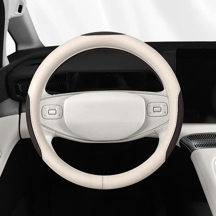 Car Steering Wheel Cover Leather Ice Silk Universal Car Electric Handle Cover Breathable Anti-Slip Model Available for All Seasons