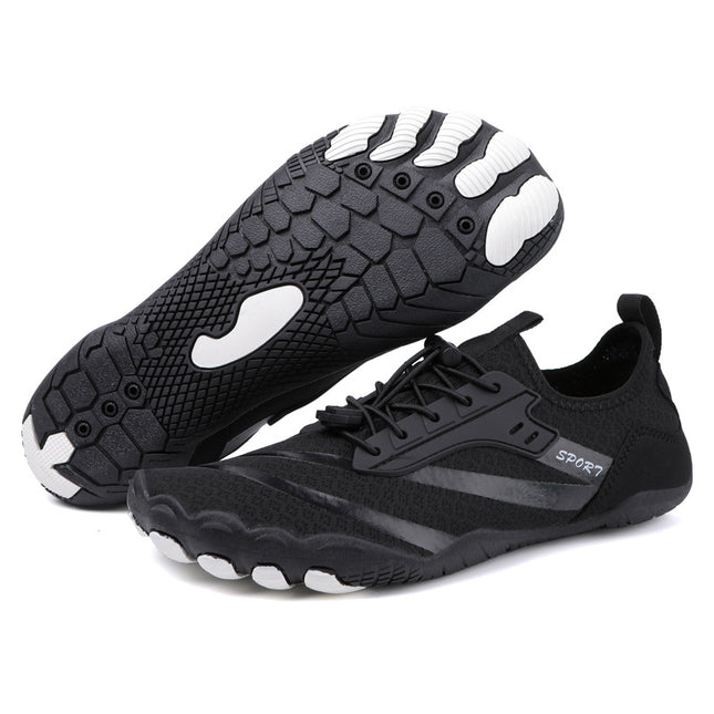 New Outdoor Beach Shoes Swimming Diving Wading Shoes Couple Non-slip Tracing Shoes Hiking Five Finger Fitness Hiking Shoes