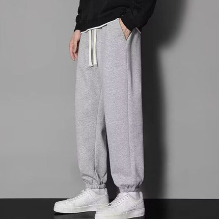 Cross-border wholesale plus size toe pants men's loose tide brand spring and summer thin trend Joker sports casual pants