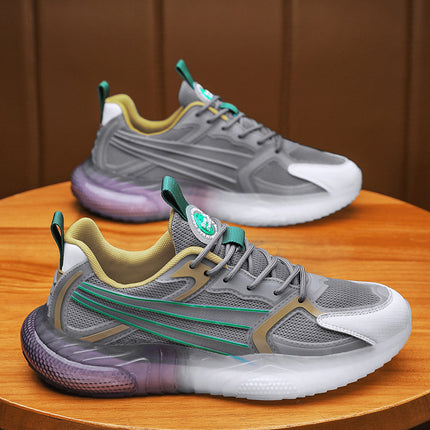 Men's Shoes New Autumn and Winter Versatile Breathable Mesh Popcorn Sneakers Trendy Casual Running Shoes for Young People