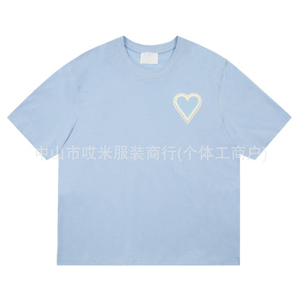 2024 European and American Trendy Brand Spring and Summer New Three-Dimensional Big Red Logo Unisex Wholesale Dropshipping