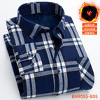 Bn9055-805winterfleece-linedheattechshirtmen's shirt / 39