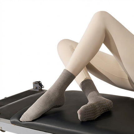Spring and Summer Yoga Socks, Long Pilates Socks, Non-Slip Professional Women's Mid-Calf Sports Compression Socks, Fitness Wholesale