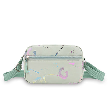 New Trendy Fashion Sports Mobile Phone Bag Casual Shoulder Bag Women's Crossbody Bag Lightweight Waterproof Nylon Small Bag Women's Bag