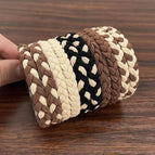 Milk coffee braids [mixed colors] 10 pieces