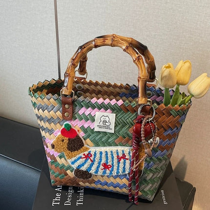 Dachshund Woven Bag / Sac Tressé Teckel