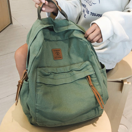 Schoolbags for Men and Women, Backpacks for Middle and High School Students, Travel Lightweight Backpacks, Large-Capacity Casual Canvas Travel Bags