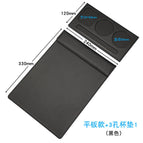Black set: Flat +3 hole coasters 1