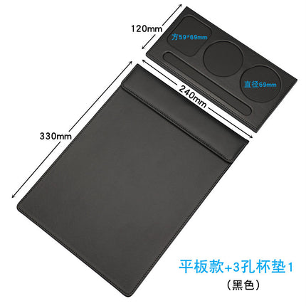 Wholesale a4 business leather meeting signing tablet clip hotel contract signature document magnetic Menu Pad clip