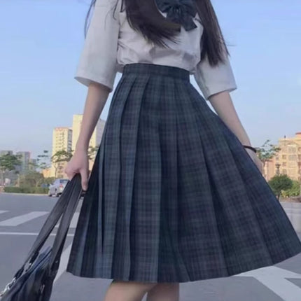 Vivienne Genuine JK Dress Student Japanese School Long Dress Female Orthodox Short Skirt Japanese JK Uniform