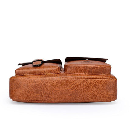 Men's Shoulder Bag Portable Foreign Trade 2025 New Fashionable Crossbody Bag Casual Outdoor Southeast Asian Cross-border Shoulder Bag Men's Bag