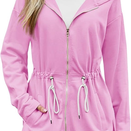 European and American Cross-Border Amazon Ebay Autumn and Winter Women's Sweatshirt Pure Color Hoodie Plush Fleece Jacket Jacket