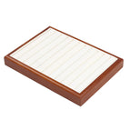 Brown ring plate rice white velvet
