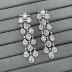 White earrings