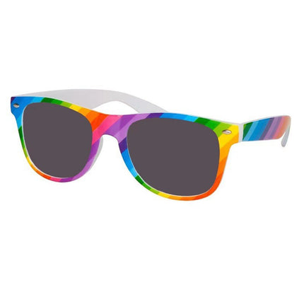 FDA can pass the drop ball test foreign trade promotional gifts sunglasses plastic sunglasses rainbow party rice nail glasses.