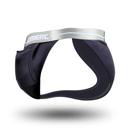 Gunshot Separate Underwear Vein Men's Briefs Breathable U-Convex Sperm Ice Silk Scrotum Curvose Shorts Head