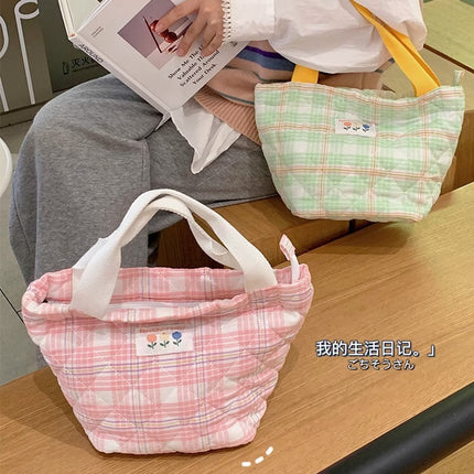 Insulated Lunch Box Bag, Handbag, Thickened Aluminum Foil, Waterproof, for Office Workers, Lunch Bag for Elementary School Students, Portable Lunch Pouch
