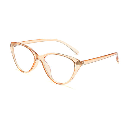 New Stylish Personality Cat-Eye Anti-Blue Light Prescription Glasses Trendy Street Style Plain Glasses