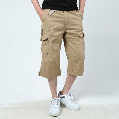 Foreign trade for men's shorts summer outdoor youth overalls cropped pants loose casual multi-pocket shorts wholesale