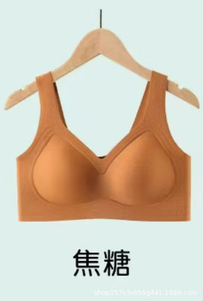 Plus-Size mm Exclusive Jelly Adhesive Bra for Stable Support of Large Busts, Prevents Outward Expansion and Sagging, Gathers Side Breasts, Cross-Border Bra for Foreign Trade