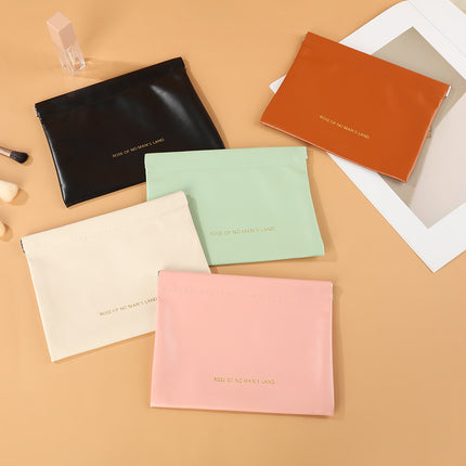 New Pu Cosmetic Bag for Women, Lipstick, Earphones, Data Cable Storage Bag, Portable Travel Large-Capacity Jewelry Packaging Bag