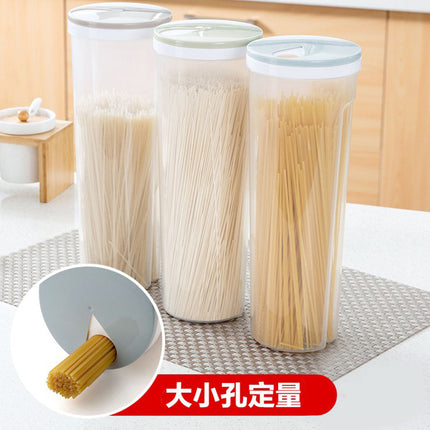 Kitchen Noodles Box Plastic Bottle Transparent Sealed Jar Grain Storage Box Household Storage Jar Storage Jar