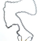 8.5mm welding port chain 1.0m long (2 titanium locks)