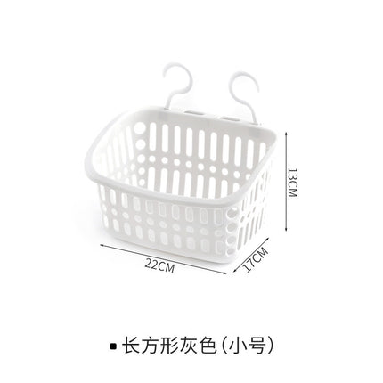 Hanging Storage Basket Bathroom Hanging Basket Bathroom Plastic Bath Basket Storage Basket Wall Hanging Storage Basket Waterproof