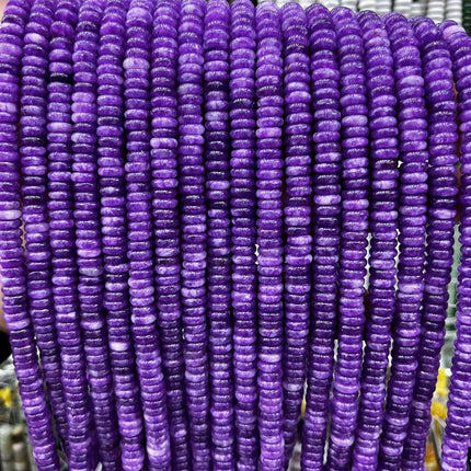 2×6 Natural Stone Colorfuled Crystal Abacus Beads Spacer Beads Beads Cross-Border Hot-Selling Jewelry DIY Bracelet Necklace