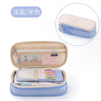 Canvas pencil case [light blue]