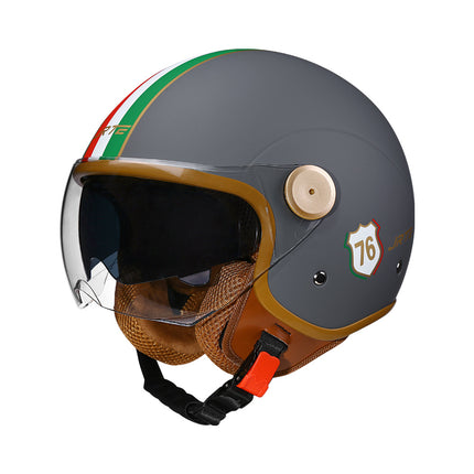 3c certified motorcycle helmet electric car helmet Harley universal battery car Four Seasons universal personality half helmet