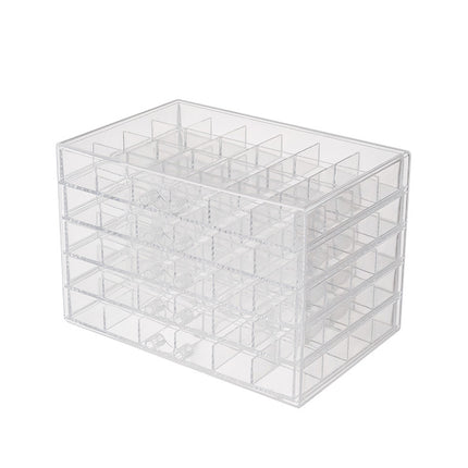 Jewelry Storage Box Large Capacity Multi-Layer Earrings Necklace Compartment Box Anti-Oxidation Drawer Acrylic Storage Box