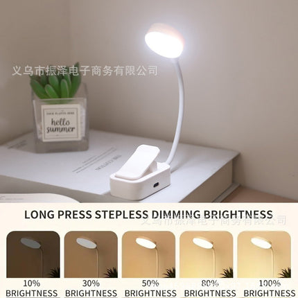 New charging clip small book lamp cross-border creative clip lamp dormitory learning eye lamp bedroom night light
