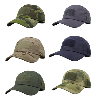 Breathable Camouflage Mesh Baseball Cap Summer Camp Training Baseball Cap Outdoor Fishing Sun Protection Sun Hat Velcro Cap