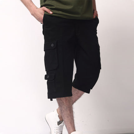 Summer Promotional Tooling Pants Thin Loose Shorts Men's Multi-Pocket Pants Outdoor Sports Capri Pants for Men