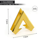 A- shaped display stand 8cm (gold) / -Peripheral accessories