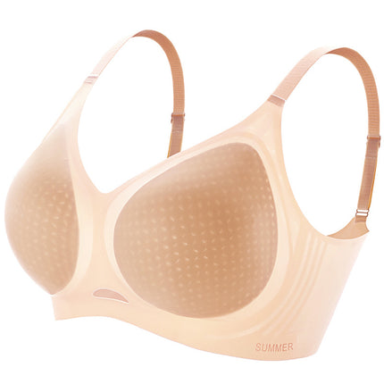 Lightweight Traceless Underwear Women's Thin Breathable Summer Rimless Vest Beautiful Back Tube Top Bra