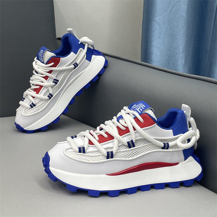 All-Match Ins Personalized Fashionable Comfortable Fashionable Casual Shoes Campus Student Letter Fashionable Men's Platform Board Shoes Men's Running Shoes