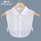 White round neck (pearl button)