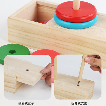 Hanota wooden 10-layer 8-layer 10-layer primary school students' intelligence development logical thinking children's toy storage box