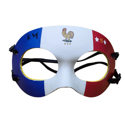 New Football Basketball Protective Sports Anti-Collision Nose Face Protection Imitation Mbappe Same Rooster Mask Performance Cross-Border
