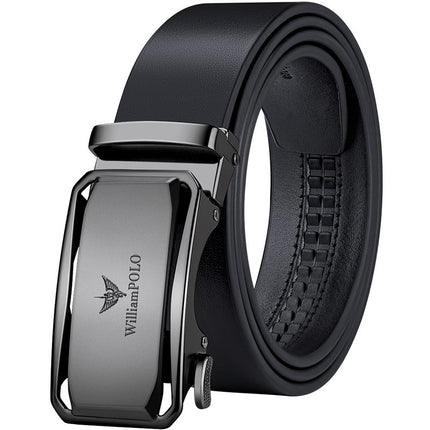 King Paul New Men's Leather Belt High-end Sense Pure Cowhide Trouser Belt Business All-match Trendy Belt Batch
