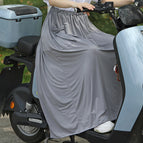 Ice silk dark gray-sunscreen skirt / Free size (40.00 kg-85.00 kg