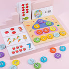 Clock number learning board