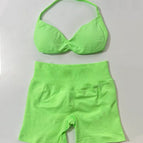 Neon green suit [4572+short] / XS