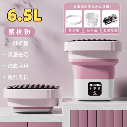 Daifa cross-border folding washing machine mini small washing machine baby underwear wash socks can be dried portable