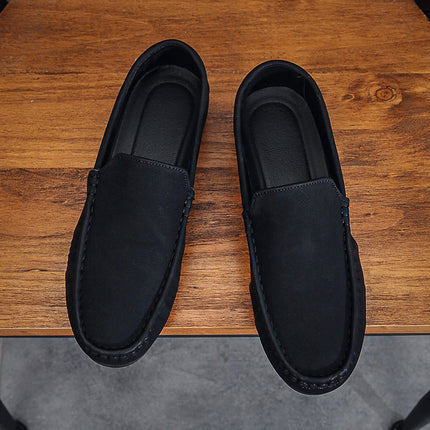 Men's Shoes Doudou Shoes 2024 Summer New Low-Top Breathable Trendy Fashion Slip-On Casual Men's Shoes Lazy Shoes