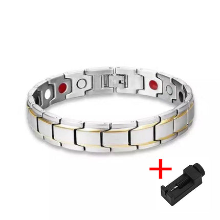 Temu Cross-Border Detachable Magnetic Bracelet European and American Fashion Unisex Couple Magnetic Bracelet Adjustable Watch Chain