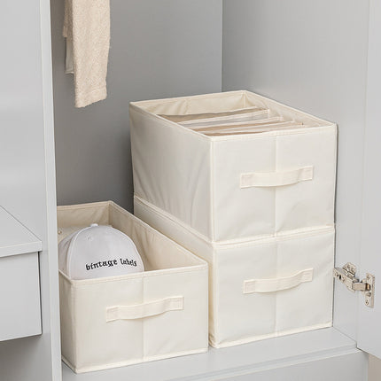 Pants Clothes Storage Artifact Partition Box Jeans Partition Organizer Bag Household Wardrobe Layered Clothes Stacking Box